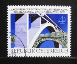 Poštová známka Rakúsko 1980 Mosty Mi# 1653