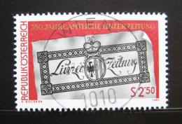 Poštová známka Rakúsko 1980 Staré noviny Mi# 1657