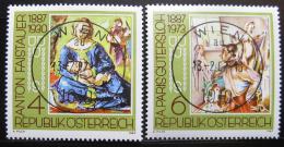 Poštové známky Rakúsko 1987 Umenie Mi# 1874-75