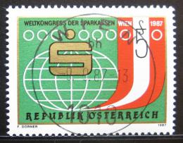 Poštová známka Rakúsko 1987 Kongres spoøitelen Mi# 1898