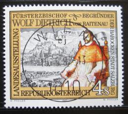 Poštová známka Rakúsko 1987 Arcibiskup von Raitenau, Salzburg Mi# 1884
