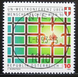 Poštová známka Rakúsko 1993 Konference lidských práv Mi# 2099