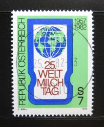 Poštová známka Rakúsko 1982 Svìtový den mléka Mi# 1705