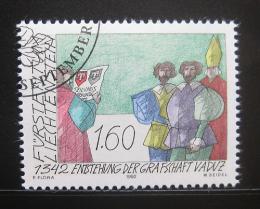 Poštová známka Lichtenštajnsko 1992 Vznik Vaduzu Mi# 1049