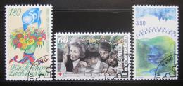 Poštové známky Lichtenštajnsko 1995 Výroèí a události Mi# 1105-07