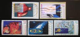 Poštové známky Nemecko 1999 Kosmos,na papíøe Mi# 2077-81 Kat 11€