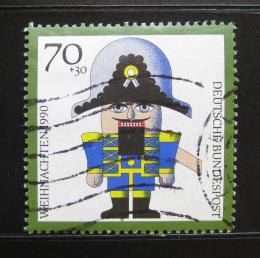 Poštová známka Nemecko 1990 Vianoèný ozdoba Mi# 1486