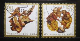 Poštové známky Nemecko 1989 Vianoce Mi# 1442-43