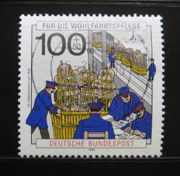 Poštová známka Nemecko 1990 Pošta Mi# 1476