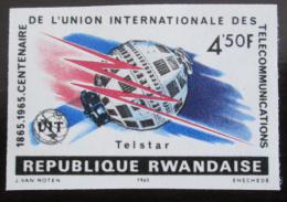 Poštová známka Rwanda 1965 Výroèí ITU neperf. Mi# 116 B Kat 21€
