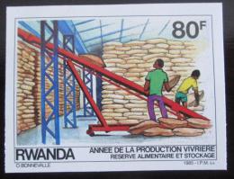 Poštová známka Rwanda 1985 Rezervy neperf. Mi# 1303 B Kat 6€