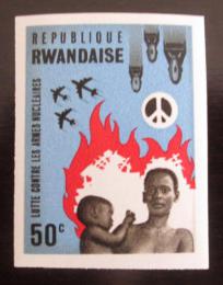 Rwanda 1966 Proti zbranm neperf. Mi# 179 B - zvi obrzok