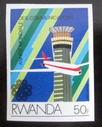 Poštová známka Rwanda 1984 Komunikace neperf. Mi# 1264 B Kat 9€