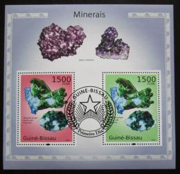 Poštové známky Guinea-Bissau 2010 Minerály Mi# Block 862 Kat 12€ - zväèši� obrázok