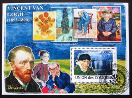 Poštová známka Komory 2009 Umenie, Vincent van Gogh Mi# Block 462 15€