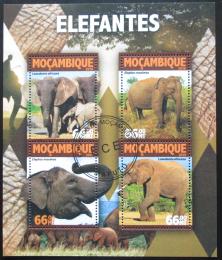 Poštové známky Mozambik 2016 Slony Mi# 8149-52 Kat 15€