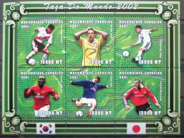 Poštové známky Mozambik 2001 MS ve futbale Mi# 1859-64 Kat 10€