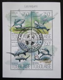 Poštové známky Togo 2013 Žraloky Mi# 5406-09 Kat 12€