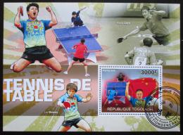 Poštová známka Togo 2010 Stolný tenis Mi# Block 534 Kat 12€