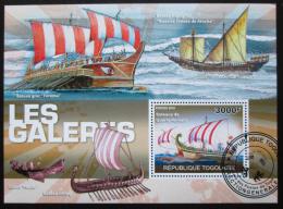 Poštová známka Togo 2010 Staré plachetnice Mi# Block 558 Kat 12€ - zväèši� obrázok