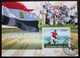 Poštová známka Togo 2010 Mistrovství Afriky Mi# Block 546 Kat 12€