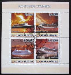 Poštové známky Svätý Tomáš 2007 Výletní lode Mi# 3113-16 Kat 12€ - zväèši� obrázok