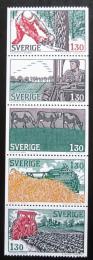 Poštové známky Švédsko 1979 Hospodáøství Mi# 1060-64