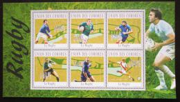 Poštové známky Komory 2010 Rugby Mi# 2775-80 Kat 10€