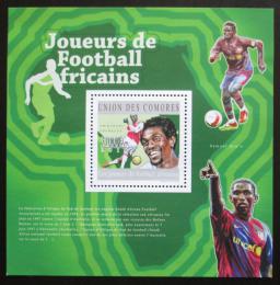 Poštová známka Komory 2010 Futbalisti Mi# Block 597 Kat 15€