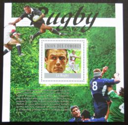 Poštová známka Komory 2010 Rugby Mi# Block 589 Kat 15€