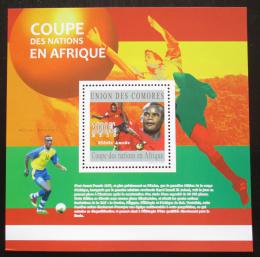Poštová známka Komory 2010 Africký pohár Mi# Block 598 Kat 15€