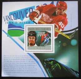 Poštová známka Komory 2010 ZOH Vancouver Mi# Block 607 Kat 15€
