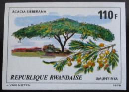 Poštová známka Rwanda 1979 Acacia sieberana neperf. Mi# 991 B Kat 8€