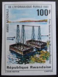 Poštová známka Rwanda 1981 Jazero neperf. Mi# 1158 B Kat 10€