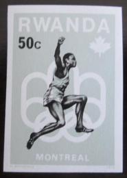 Poštová známka Rwanda 1976 LOH Montreal neperf. Mi# 801 B Kat 5.80€