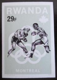 Poštová známka Rwanda 1976 LOH, box neperf. Mi# 805 B Kat 19.40€