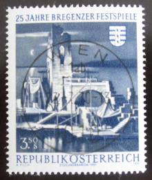 Poštová známka Rakúsko 1970 Festival, Bregen Mi# 1334