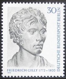 Poštová známka Západný Berlín 1972 Friedrich Gilly, sochaø Mi# 422