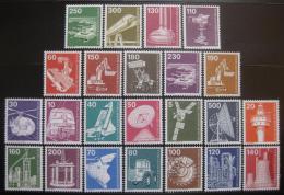 Poštové známky Západný Berlín 1975-82 Prùmysl a technika komplet Mi# 494-507,582-86,668-72 Kat 48€