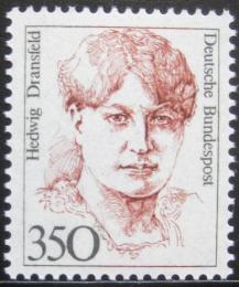 Poštová známka Nemecko 1988 Hedwig Dransfeld, politièka Mi# 1393 Kat 5.50€