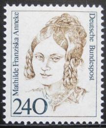 Poštová známka Nemecko 1988 Mathilde F Anneke Mi# 1392 Kat 3.50€