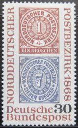 Poštová známka Nemecko 1968 Severonìmecká konference Mi# 569