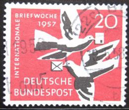 Poštová známka Nemecko 1957 Týden psaní Mi# 276