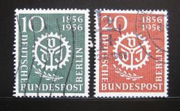 Poštové známky Západný Berlín 1956 Civilní inženýrství Mi# 138-39