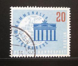 Poštová známka Západný Berlín 1959 Brandenburská brána Mi# 189