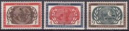 Poštové známky Luxembursko 1955 OSN, 10. výroèie Mi# 538-40 11.20€