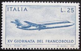 Potov znmka Taliansko 1973 Den znmek, letadlo Mi# 1431 - zvi obrzok