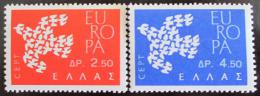 Poštové známky Grécko 1961 Európa CEPT Mi# 775-76