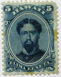 Poštová známka Havaj 1866 Krá¾ Kamehameha Mi# 17 Kat 220€