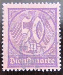 Poštová známka Nemecko 1923 Nominálna hodnota, služobná Mi# 73